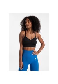 GORILLA WEAR - Olivia Bezszwowe Biustonosz sportowy - Czarny. Kolor: czarny. Sport: fitness