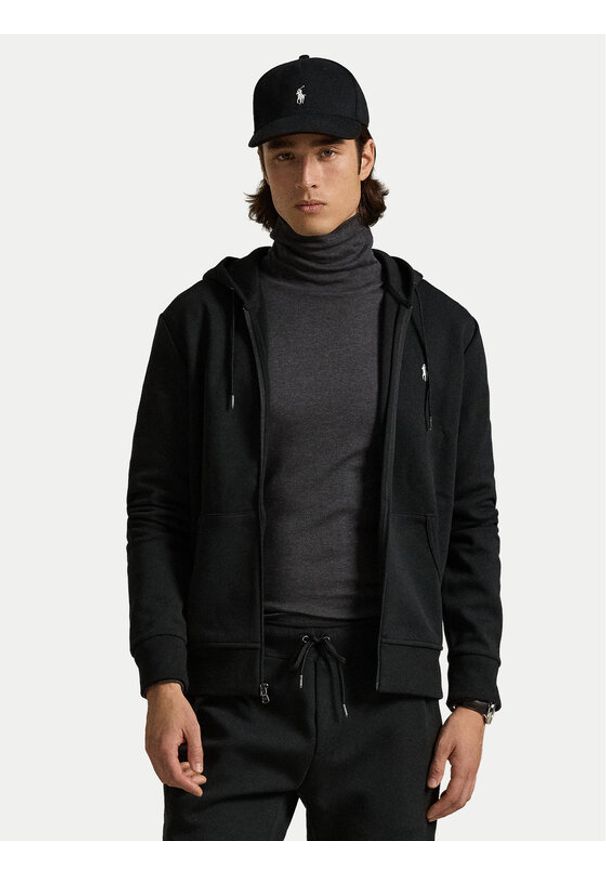 Polo Ralph Lauren Bluza 710888282001 Czarny Regular Fit. Typ kołnierza: polo. Kolor: czarny. Materiał: syntetyk, bawełna