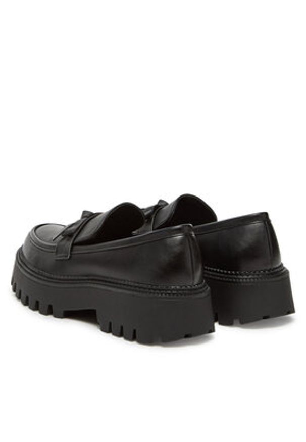 DeeZee Loafersy HY69907-3 Czarny. Kolor: czarny. Materiał: skóra
