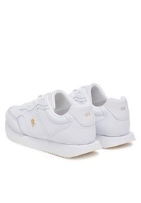 TOMMY HILFIGER - Tommy Hilfiger Sneakersy Runner FW0FW08696 Biały. Kolor: biały. Materiał: skóra #5