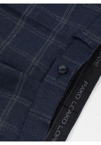 Pako Lorente - PAKO LORENTE – Granatowe spodnie garniturowe P21WF-6G-032-G. Kolor: niebieski. Materiał: poliester, elastan, wiskoza. Długość: długie. Styl: elegancki #6