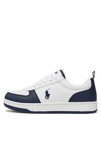 Polo Ralph Lauren Sneakersy RL00600111 J Biały. Kolor: biały. Materiał: skóra #4