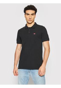 Levi's® Polo Standard Housemarked 35883-0007 Czarny Regular Fit. Typ kołnierza: polo. Kolor: czarny. Materiał: bawełna