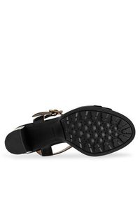 Geox Sandały D Walk Pleasure 85S D55B6A 000TU C9999 Czarny. Kolor: czarny. Materiał: skóra