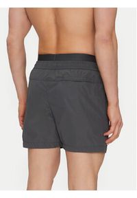 Calvin Klein Swimwear Szorty kąpielowe KM0KM01104 Szary Regular Fit. Kolor: szary. Materiał: syntetyk