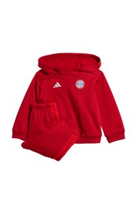 Adidas - Dres dla niemowlaka Bayern Monachium DNA 2025/26. Kolor: czerwony. Materiał: dresówka. Sport: piłka nożna #1
