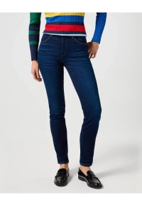 Wrangler - WRANGLER DAMSKIE SPODNIE JEANSOWE SLIM ILLUSION 112356385