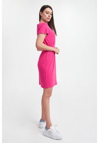 Liu Jo - Sukienka mini LIU JO. Materiał: wiskoza. Wzór: aplikacja. Długość: mini