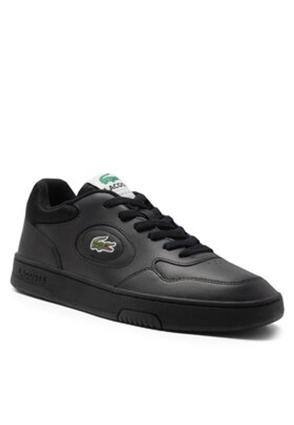 Lacoste Sneakersy Lineset 746SMA0045 Czarny. Kolor: czarny. Materiał: skóra