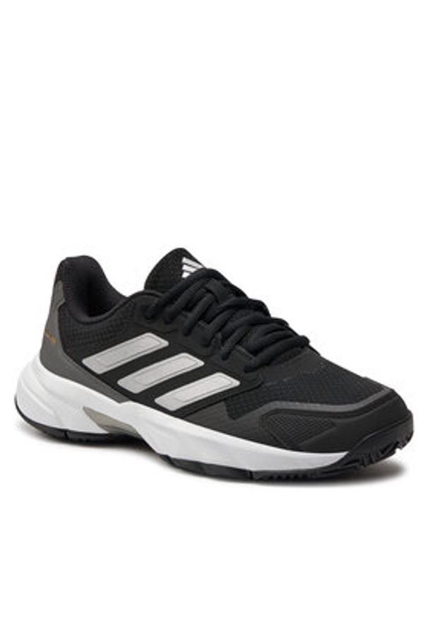 Adidas - adidas Buty do tenisa CourtJam Control 3 Tennis ID2458 Czarny. Kolor: czarny. Materiał: materiał. Sport: tenis