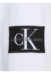 Calvin Klein Jeans Bluza J30J323485 Biały Regular Fit. Kolor: biały. Materiał: bawełna #5