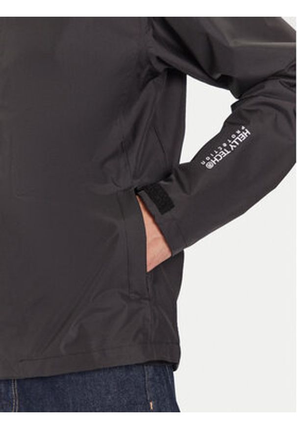 Helly Hansen Kurtka przeciwdeszczowa Seven 62047 Czarny Regular Fit. Kolor: czarny. Materiał: syntetyk