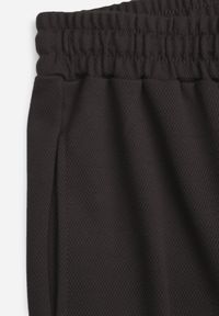 Born2be - Ciemnoszare Szorty Dresowe z Bawełną i Sznurkami Leofiel. Okazja: na co dzień, na spacer. Kolor: szary. Materiał: bawełna, dresówka. Wzór: napisy. Styl: casual, klasyczny #6