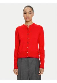 U.S. Polo Assn. Kardigan WUP1240 Pomarańczowy Regular Fit. Typ kołnierza: polo. Kolor: pomarańczowy. Materiał: syntetyk #1