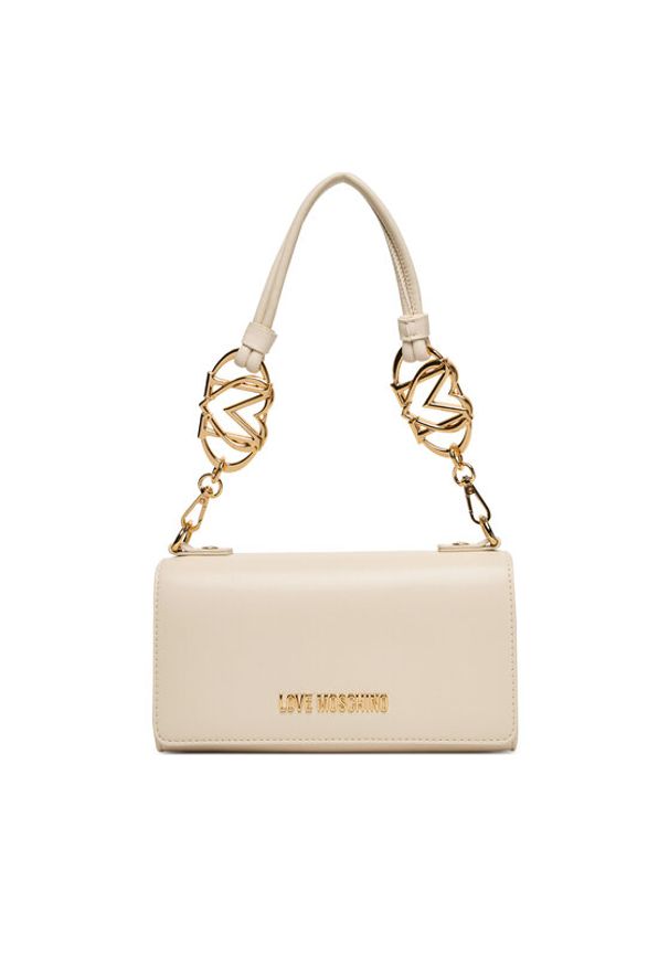 Love Moschino - LOVE MOSCHINO Torebka JC4051PP1NLF0110 Beżowy. Kolor: beżowy. Materiał: skórzane
