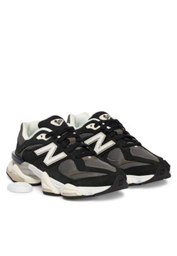 New Balance Sneakersy U9060510 W Czarny. Kolor: czarny. Materiał: skóra, zamsz