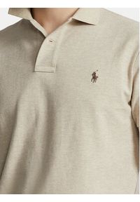 Polo Ralph Lauren Polo 710680784342 Beżowy Regular Fit. Typ kołnierza: polo. Kolor: beżowy. Materiał: bawełna #4