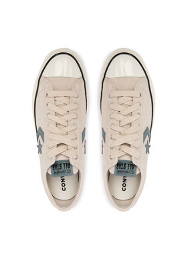 Converse Trampki Star Player 76 Suede A17855C Beżowy. Kolor: beżowy. Materiał: zamsz, skóra