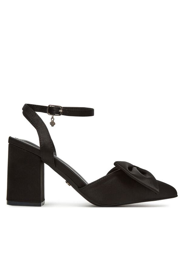 DeeZee Czółenka HTA917-2 Czarny. Kolor: czarny. Materiał: materiał