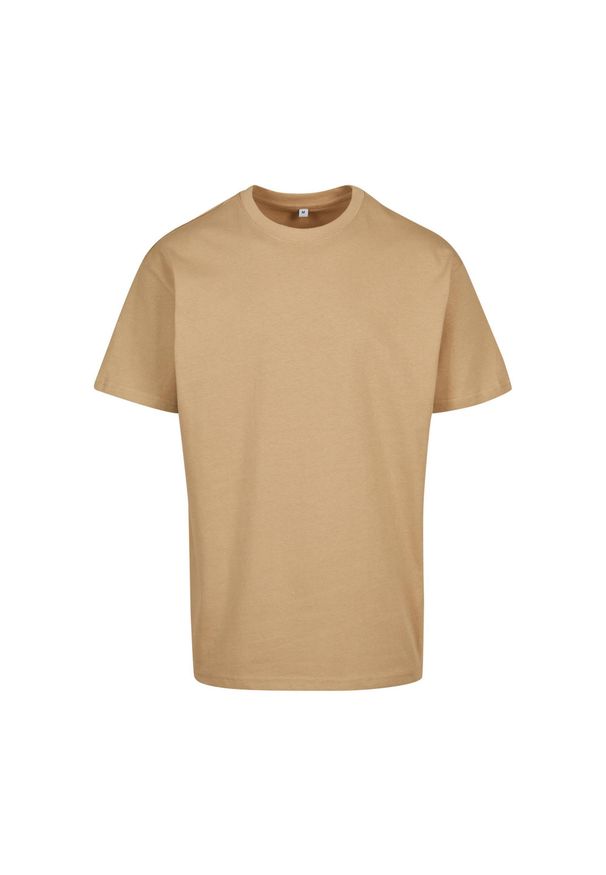 BUILD YOUR BRAND - Ponadwymiarowa Koszulka Dla Dorosłych Unisex Heavyweight. Kolor: beżowy