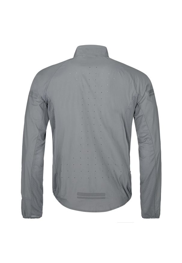 Męska kurtka do biegania Kilpi TIRANO-M. Kolor: szary. Materiał: nylon. Sport: bieganie