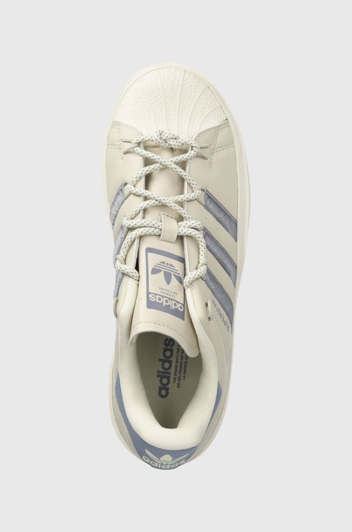 anna⭐︎ Beżowe sneakersy adidas Originals na platformie, na