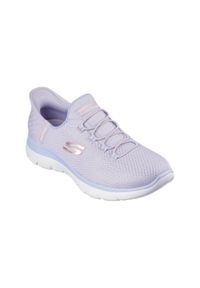 skechers - Buty do chodzenia damskie Skechers Summits-diamond Drea. Kolor: fioletowy. Materiał: syntetyk, materiał. Szerokość cholewki: normalna. Sport: turystyka piesza #1