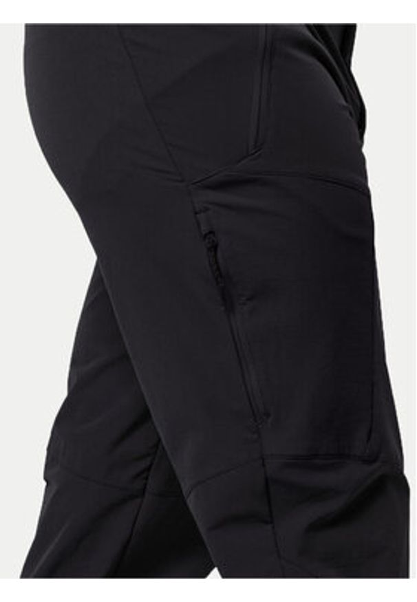 Jack Wolfskin Spodnie outdoor Glastal 1508531 Czarny Regular Fit. Kolor: czarny. Materiał: syntetyk. Sport: outdoor