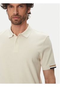 BOSS Polo Parlay 147 50467113 Écru Regular Fit. Typ kołnierza: polo. Materiał: bawełna
