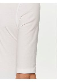 United Colors of Benetton - United Colors Of Benetton Bluzka 3903D4014 Biały Slim Fit. Kolor: biały. Materiał: bawełna #5