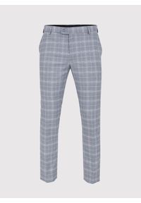 Pako Lorente - PAKO LORENTE – Szare spodnie garniturowe w kratkę P22SF-6G-005-N-S. Kolor: szary. Materiał: poliester, elastan, wiskoza. Wzór: kratka #3