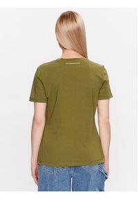 Aeronautica Militare T-Shirt 231TS2105DJ510 Zielony Regular Fit. Kolor: zielony. Materiał: bawełna #2