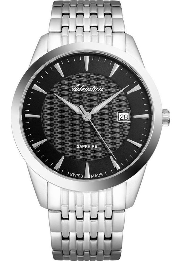 Zegarek Adriatica Zegarek męski Adriatica A1288.5114Q srebrny. Kolor: srebrny