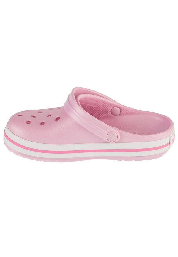 Buty do chodzenia dla dzieci Crocs Crocband. Kolor: różowy. Materiał: materiał, syntetyk