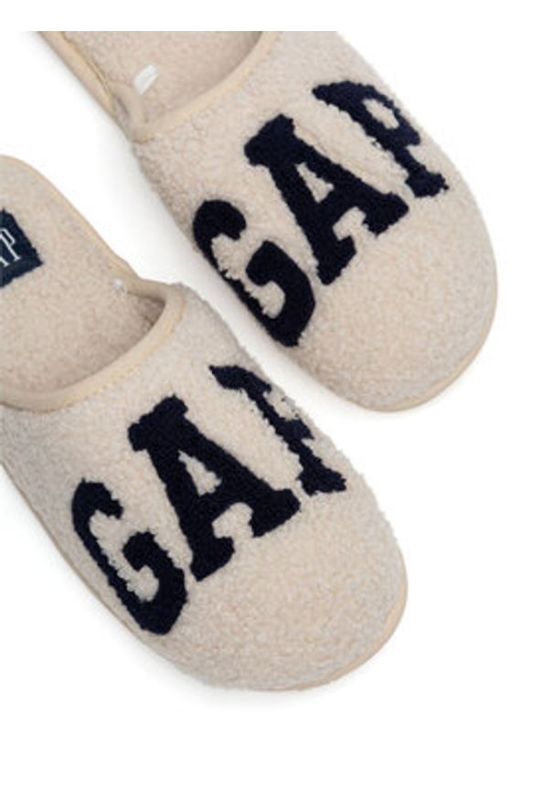 GAP - Gap Kapcie PLANO HOMESLIPPER W GP508015AW-OFNV Biały. Kolor: biały. Materiał: materiał