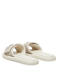MICHAEL Michael Kors Klapki Suki 40S5SKFA1B Biały. Kolor: biały. Materiał: skóra #6