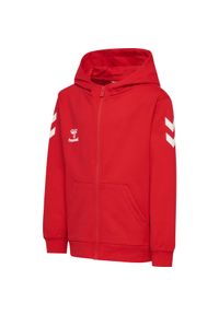 Dziecięca bluza z kapturem zapinana na zamek Hummel 2.0 Chevron. Typ kołnierza: kaptur. Kolor: czerwony #1