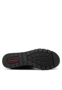 Rieker Sneakersy N3302-90 Czarny. Kolor: czarny. Materiał: materiał #5