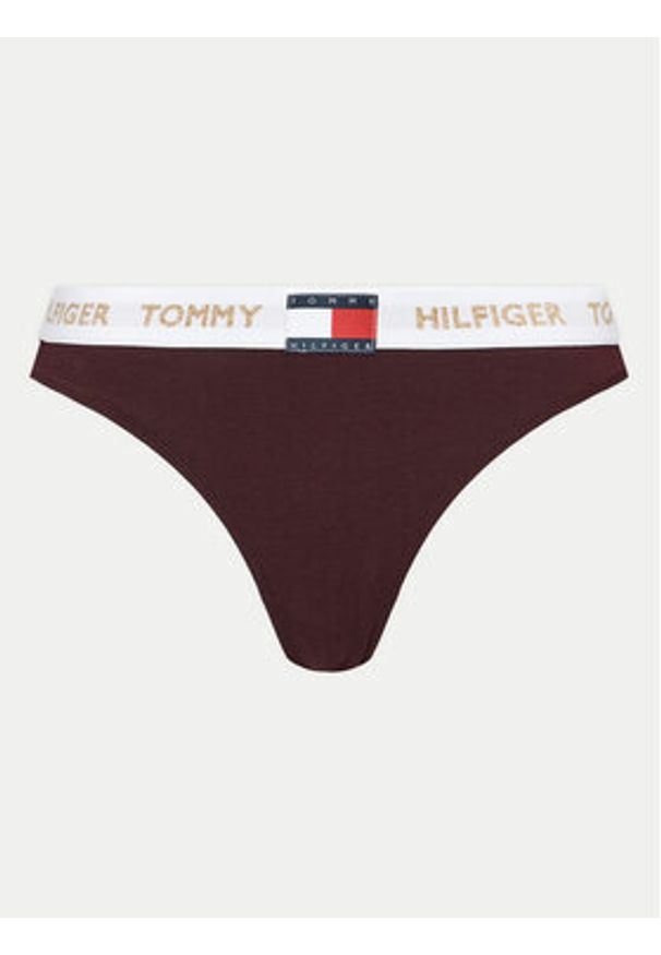 TOMMY HILFIGER - Tommy Hilfiger Figi klasyczne UW0UW05653 Bordowy. Kolor: czerwony. Materiał: bawełna