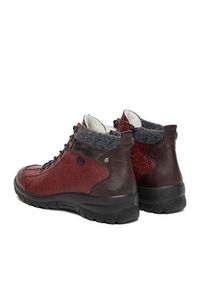 Rieker Botki CEO-L7144-35 Bordowy. Kolor: czerwony. Materiał: syntetyk, materiał #6