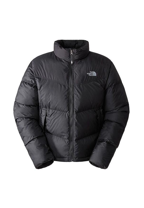 Kurtka The North Face Saikuru 0A853IJK31 - czarna. Okazja: na spacer. Kolor: czarny. Materiał: poliester, materiał. Sezon: zima. Sport: turystyka piesza