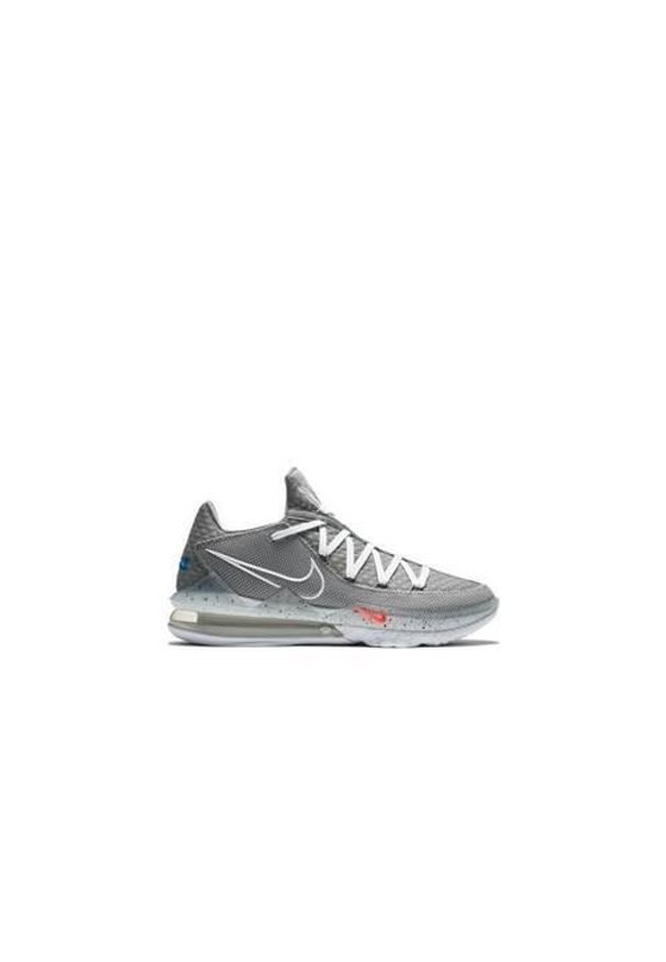 Buty koszykarskie męskie Nike Lebron Xvii Low Particle Grey. Zapięcie: sznurówki. Kolor: szary. Materiał: syntetyk, materiał, tkanina. Szerokość cholewki: normalna. Sport: koszykówka