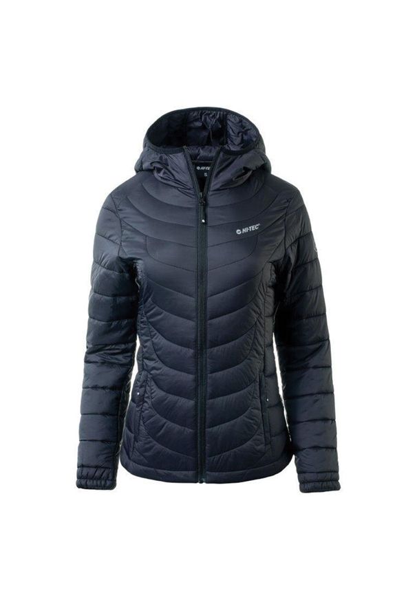 Hi-tec - Kurtka damska pikowana Hi-Tec Lady Nahia - czarna, Rozmiar M. Typ kołnierza: kołnierzyk stójkowy. Kolor: czarny. Materiał: syntetyk. Sezon: zima. Sport: turystyka piesza