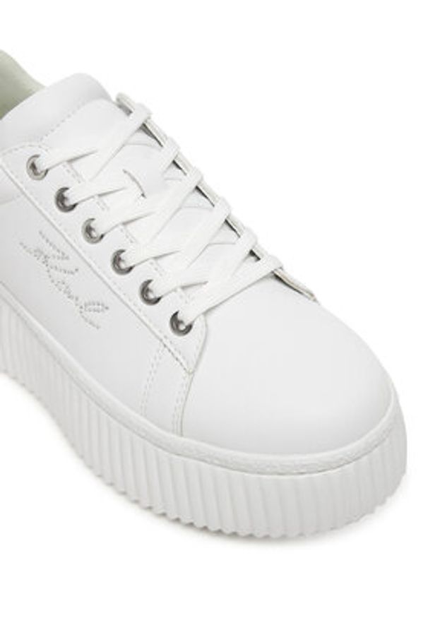 Karl Lagerfeld - KARL LAGERFELD Sneakersy KL42318E Biały. Kolor: biały. Materiał: skóra
