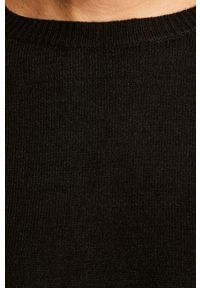 only - Only - Sweter. Kolor: czarny. Materiał: materiał, dzianina. Długość rękawa: raglanowy rękaw. Wzór: gładki #2