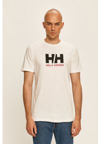 Helly Hansen t-shirt HH LOGO T-SHIRT 33979. Okazja: na co dzień. Kolor: biały. Materiał: dzianina. Wzór: aplikacja. Styl: casual #4