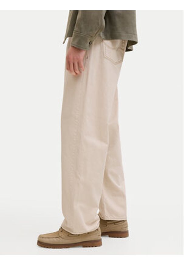 Jack & Jones Jeansy Alex 12295747 Beżowy jasny Baggy Fit. Kolor: beżowy