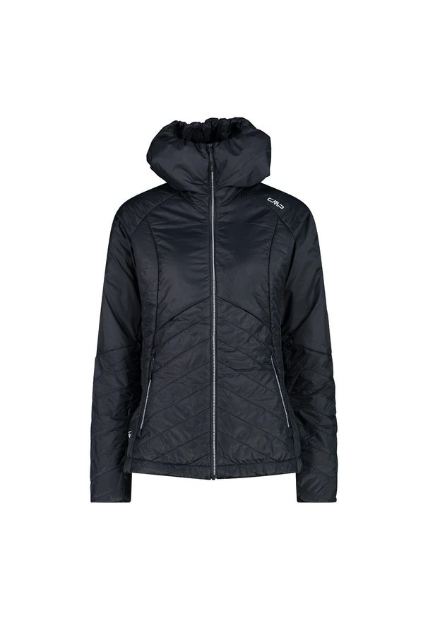 Kurtka puchowa damska z odpinanym kapturem CMP. Typ kołnierza: kaptur. Kolor: szary, wielokolorowy, brązowy, czarny. Materiał: puch. Sport: turystyka piesza