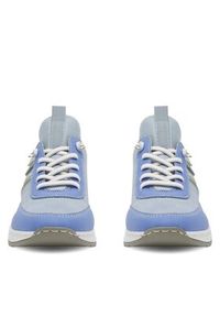Rieker Sneakersy N4381-10 Błękitny. Kolor: niebieski. Materiał: skóra #5
