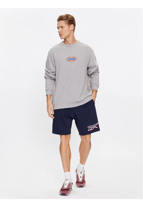 Reebok Bluza Sporting Goods IM1504 Szary Regular Fit. Kolor: szary. Materiał: bawełna